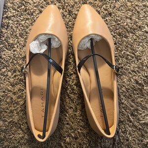 Tahari Elegant Nude Heels
